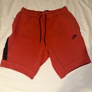 Nike Men's Athletic Shorts in Red and Black